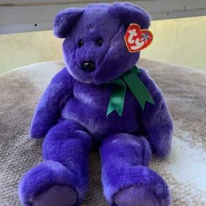 TY Employee Bear Beanie in Excellent Condition